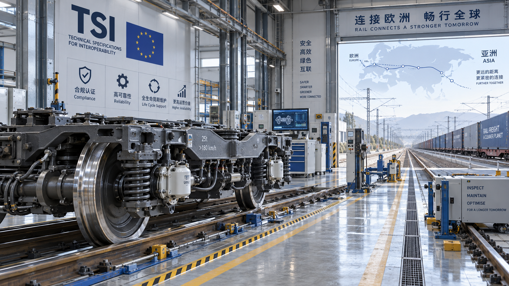 Evaluating European Railway Bogie Suppliers: TSI Compliance, Cost and Support