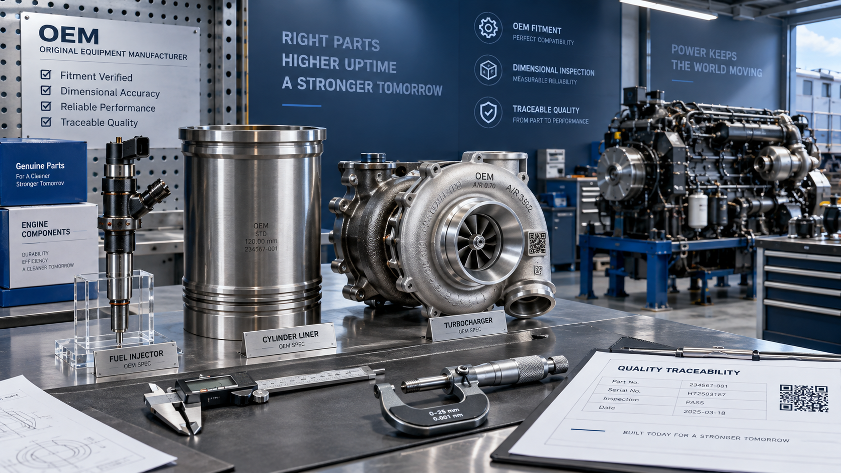 OEM Diesel Locomotive Engine Components: What to Verify Before Replacement