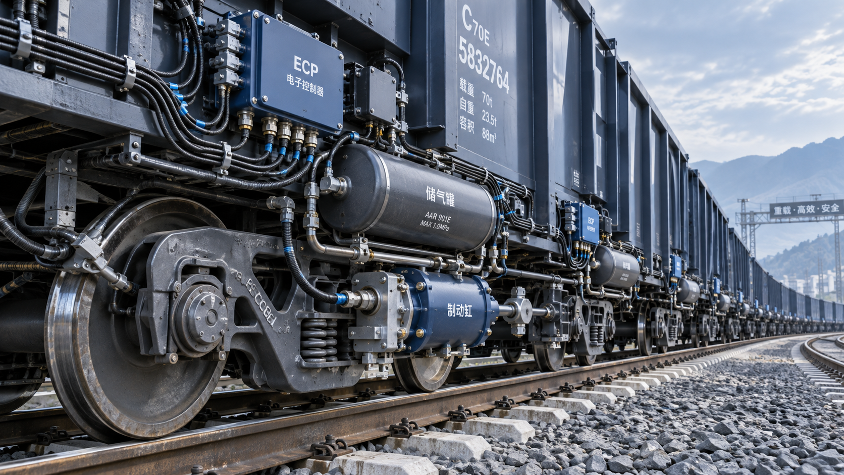 How ECP Braking Systems Synchronize Wagon Brakes on Heavy-Haul Trains