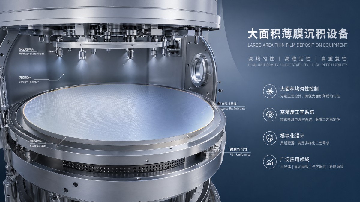 Thin-Film Deposition uniformity problems across larger substrates Thin-Film Deposition uniformity problems across larger substrates