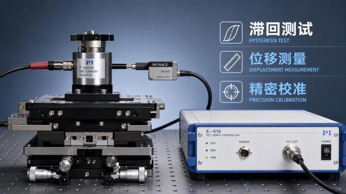 Piezo Actuator Hysteresis Data: Test and Use