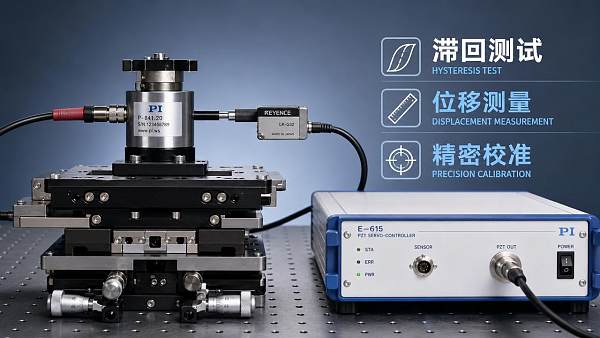 Piezo Actuator Hysteresis Data: Test and Use