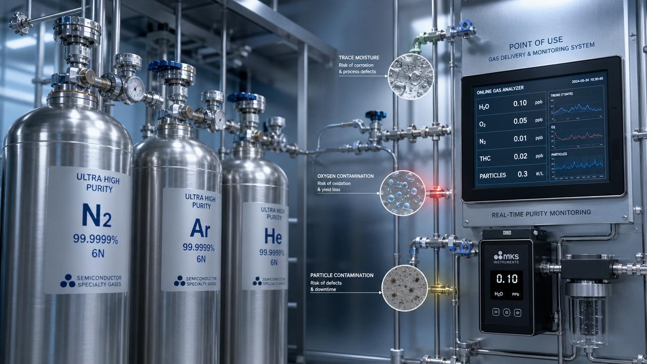 Ultra-High Purity Gases: Hidden Contamination Risks in 2026