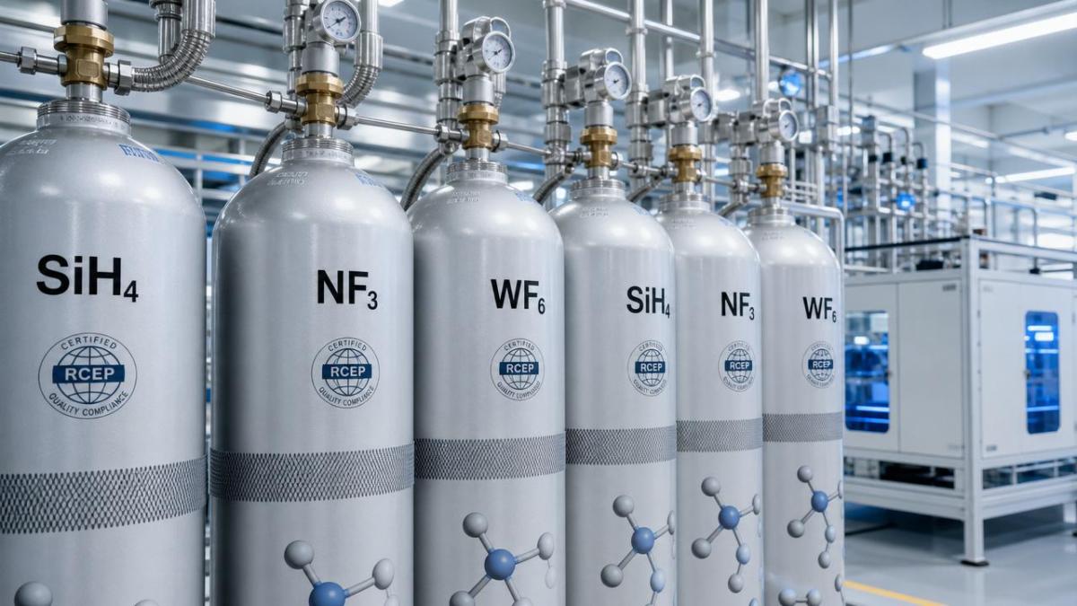 RCEP Boosts China's Electronic Gases Exports in April 2026 RCEP Boosts China's Electronic Gases Exports in April 2026