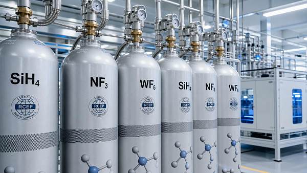 RCEP Boosts China's Electronic Gases Exports in April 2026