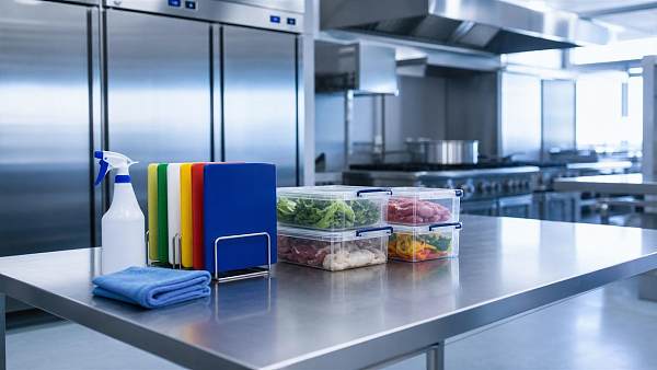 Stainless Steel Kitchen Prep Tables: Safety and Cleaning Tips
