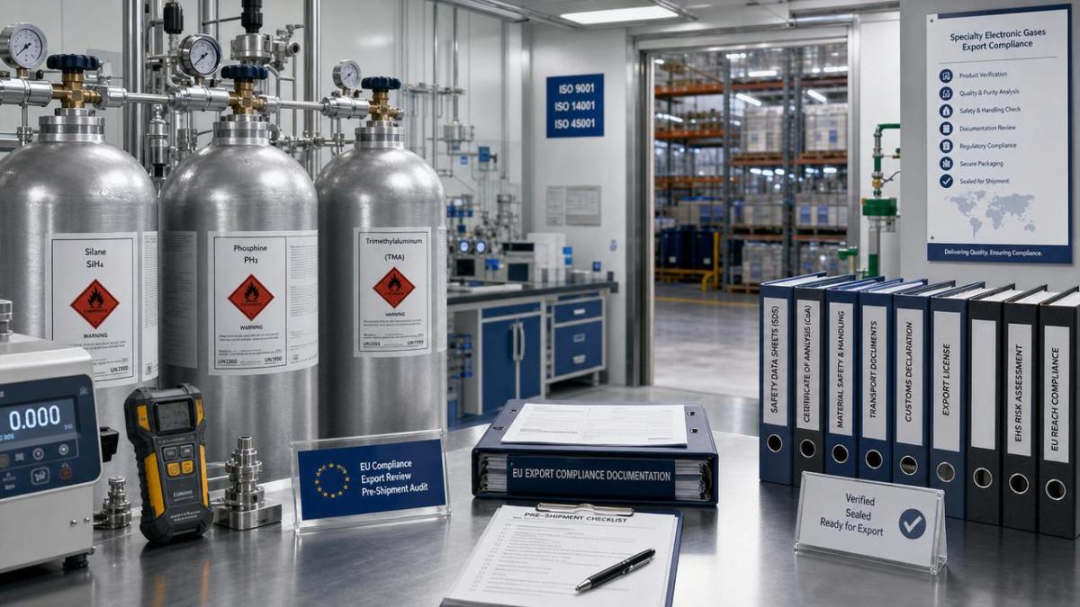 EU REACH Adds Three Electronic Gas Substances EU REACH Adds Three Electronic Gas Substances