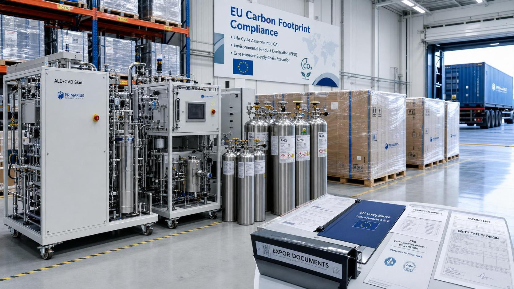 EU Carbon Labels Reach Skids and Electronic Gases