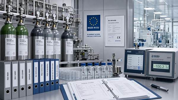 EU Draft Rule Would Require Purity Watch for Electronic Gases