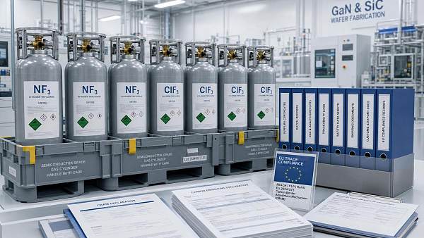EU Adds NF₃ and ClF₃ Etching Gases to REACH Rules