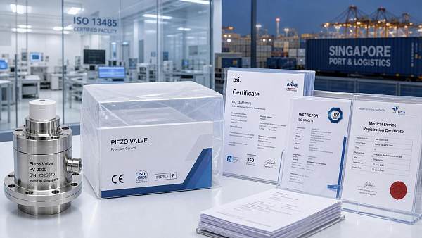 Singapore Tightens Piezo Valve Import Rules for Medical Devices
