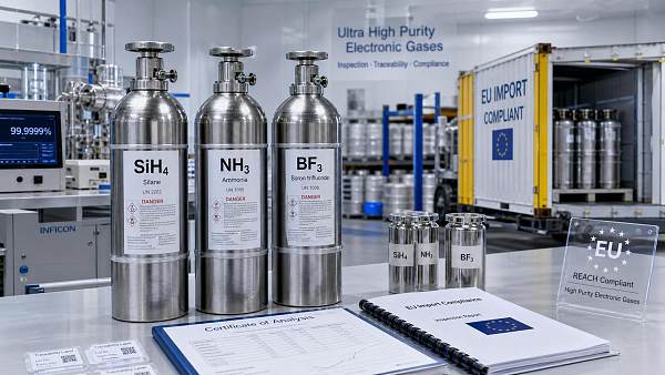 EU Tightens Import Rules for Ultra-Pure Electronic Gases