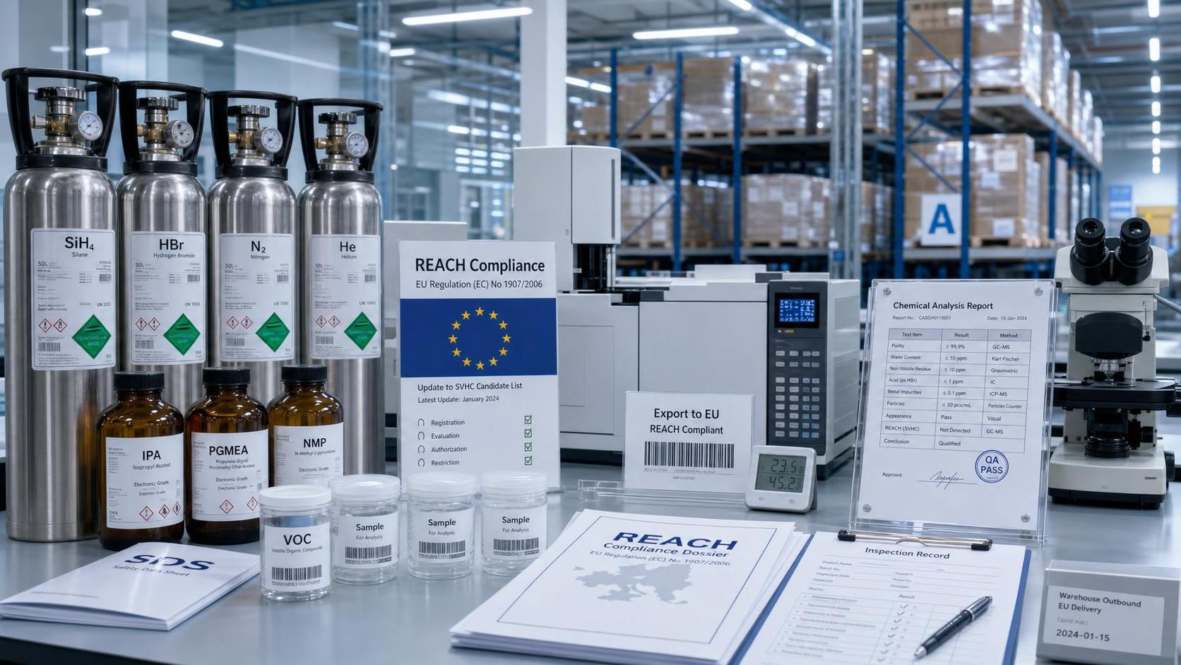 EU REACH Update Adds Declarations for E-Gases