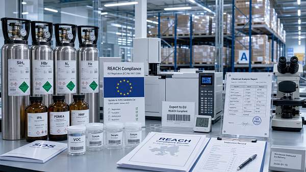 EU REACH Update Adds Declarations for E-Gases