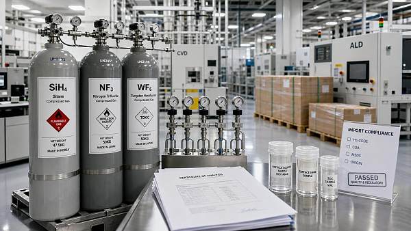 EU Tightens Import Compliance for High-Purity Electronic Gases