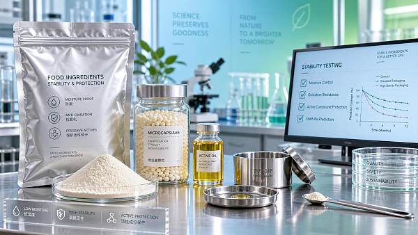 How material science for food ingredients improves shelf stability