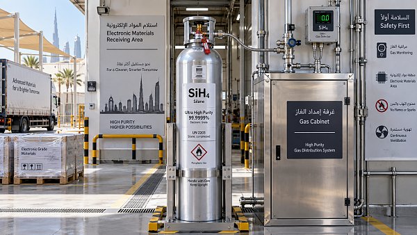 Ultra-Pure Silane Gas in the Middle East: Purity and Delivery Checks