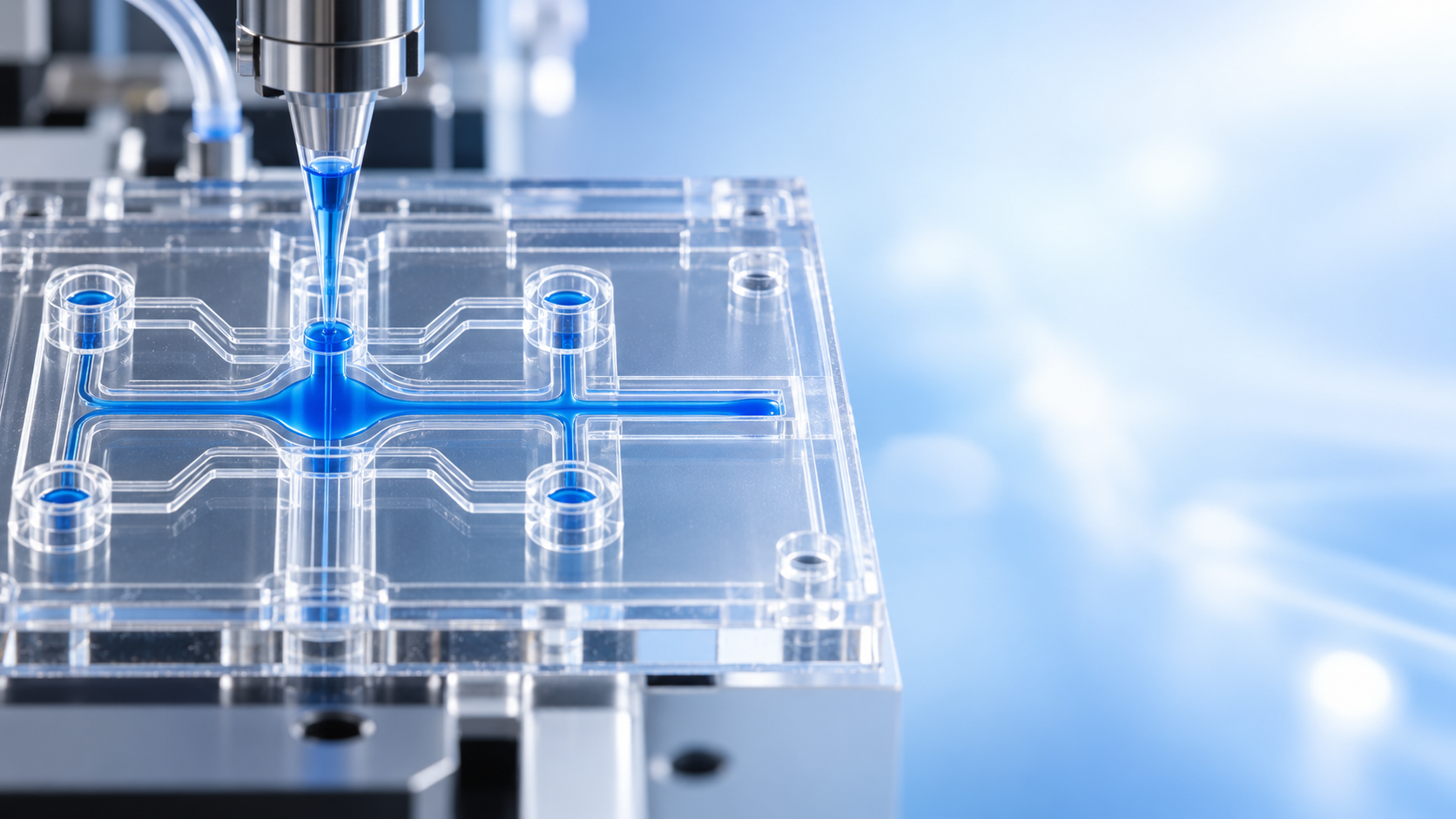 When does a micro fluidic probe OEM need custom channel geometry?