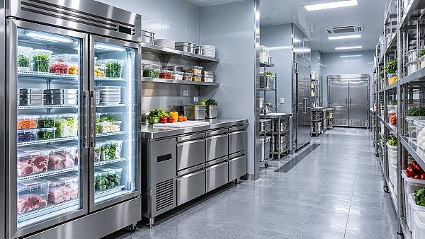 How to size commercial refrigerators for a restaurant kitchen