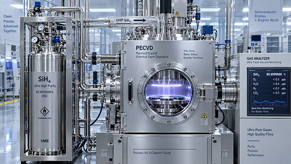 Ultra-Pure Silane Gas for PECVD: Linking Impurities to Film Defects