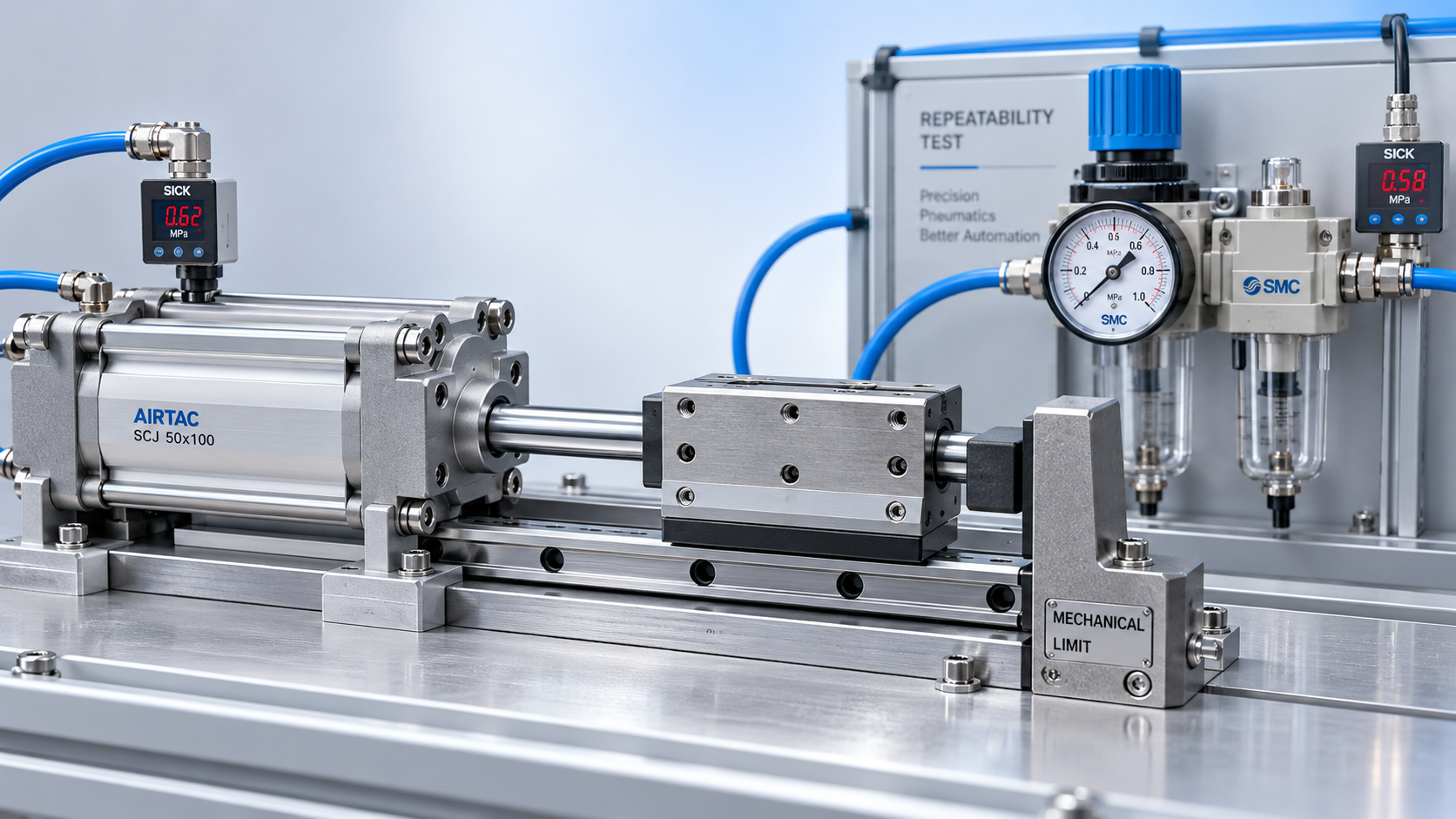How air pressure affects precision pneumatic actuator repeatability