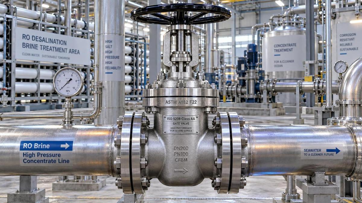 What gate valve failures most commonly trigger unplanned shutdowns in desalination plants?