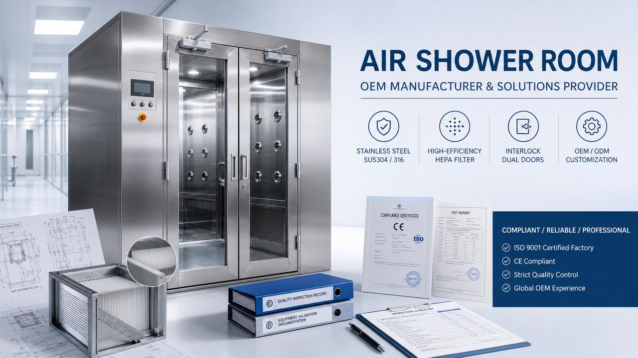 How to choose a reliable air shower OEM supplier