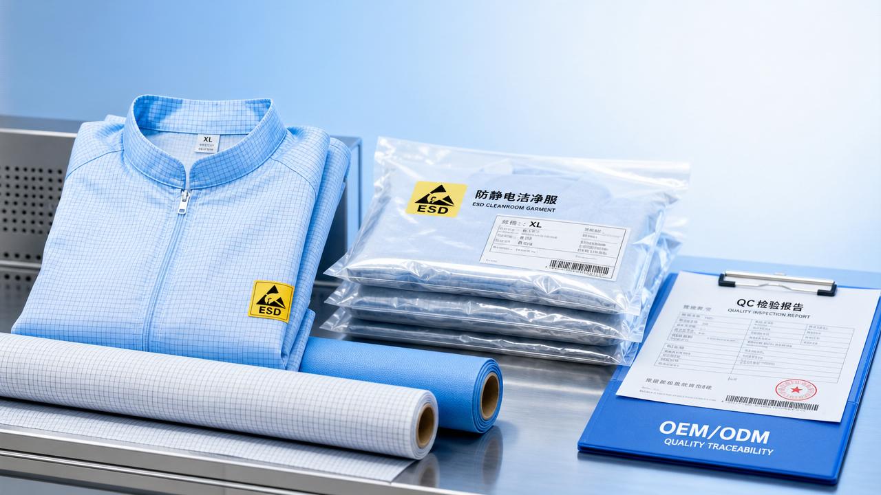What to check before choosing static control garments OEM