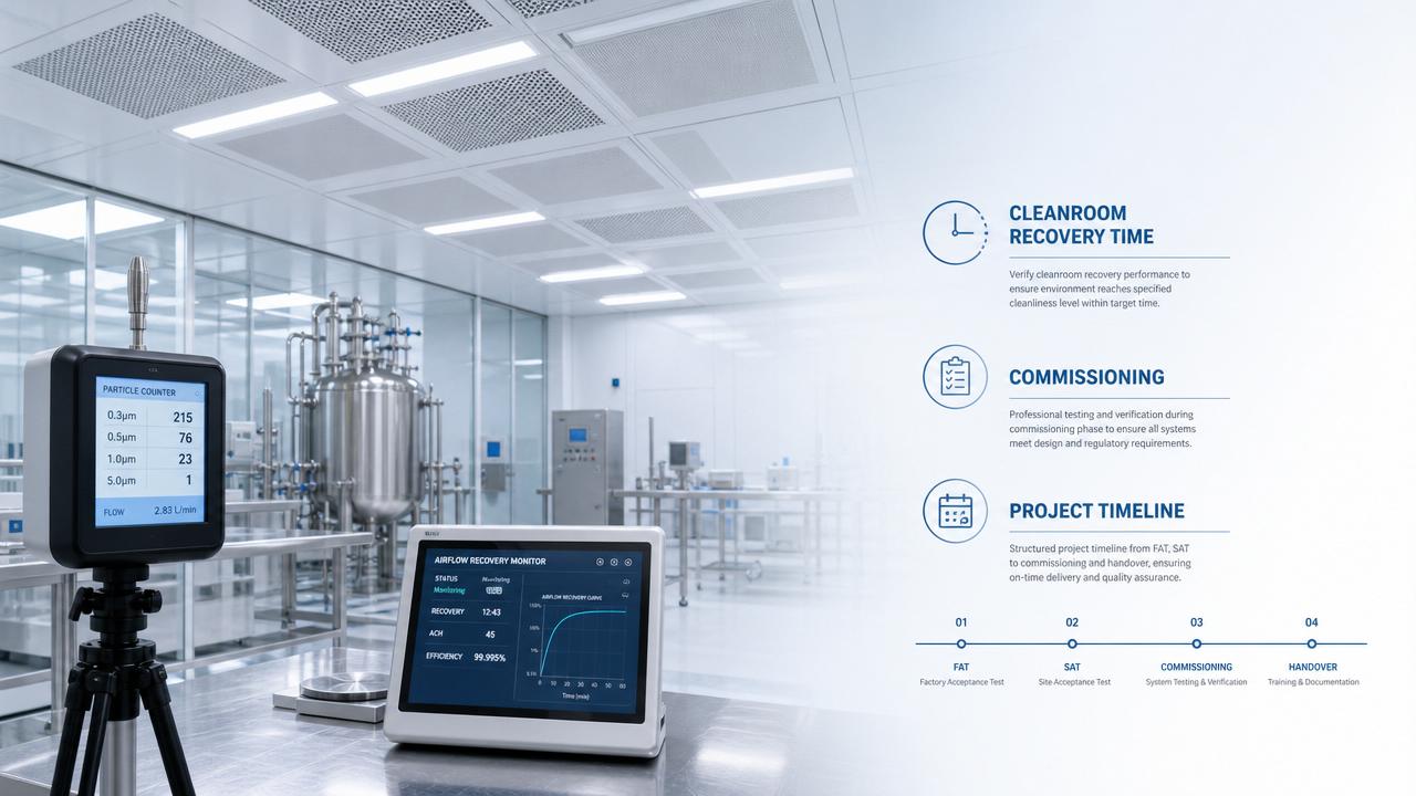 Why cleanroom recovery time metrics affect project timelines