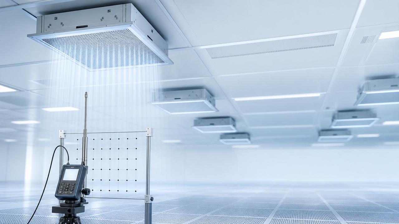 How to read FFU air flow uniformity metrics correctly