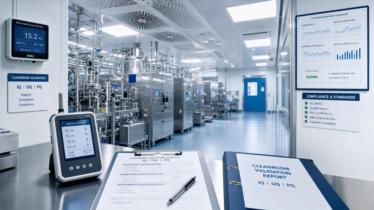Why cleanroom validation protocols iq oq pq often fail