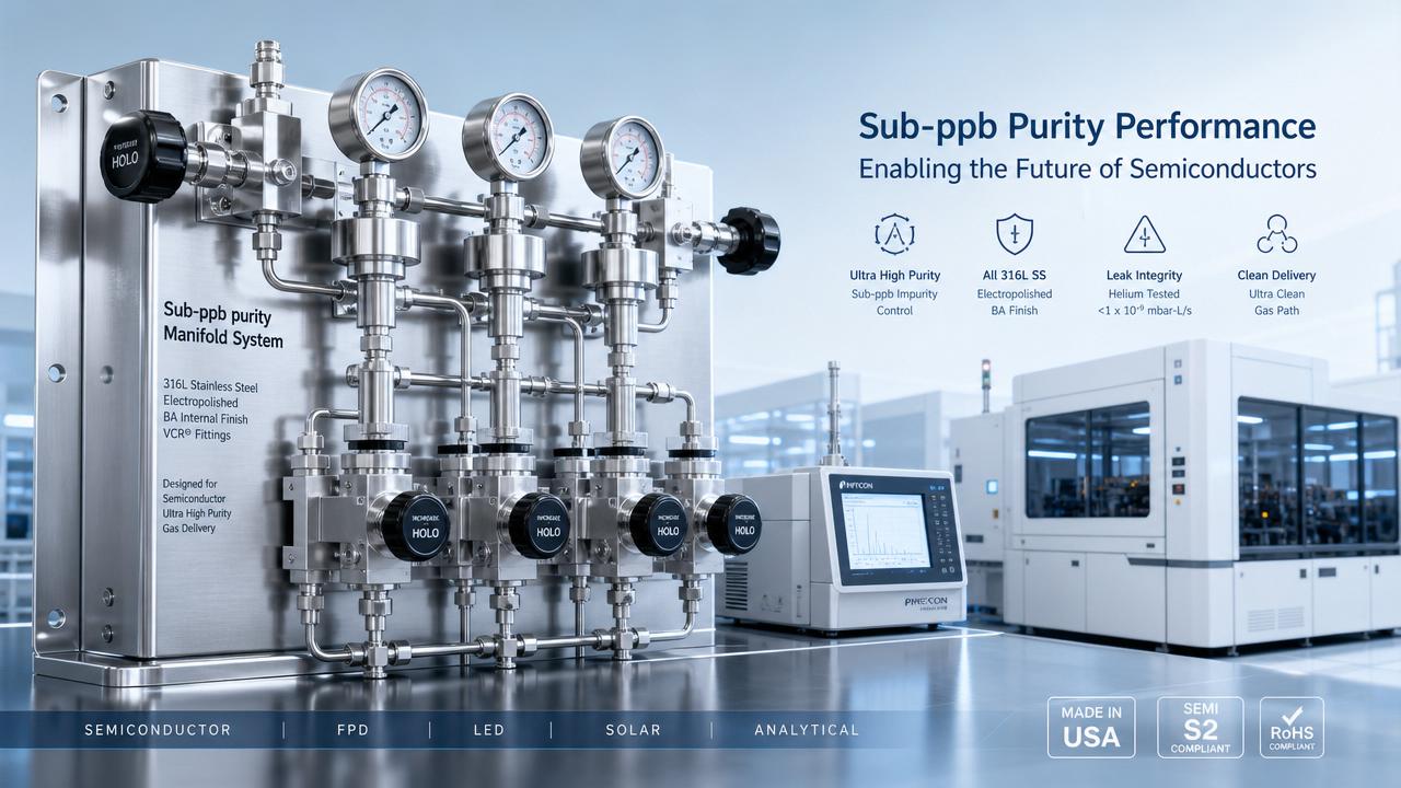 When do sub-ppb purity manifolds justify the extra cost?