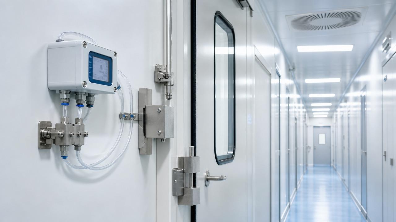 Why cleanroom pressure differential data drifts