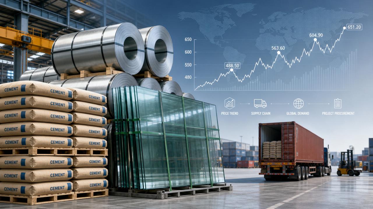 Building Materials Market Price Analysis: What Drives Cement, Steel, and Glass Costs?