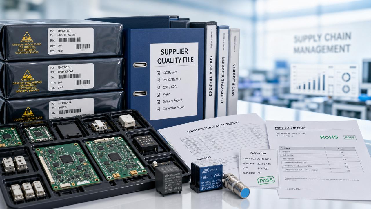 Electronic Components Sourcing Guide: How to Evaluate Suppliers, Lead Times, and MOQ