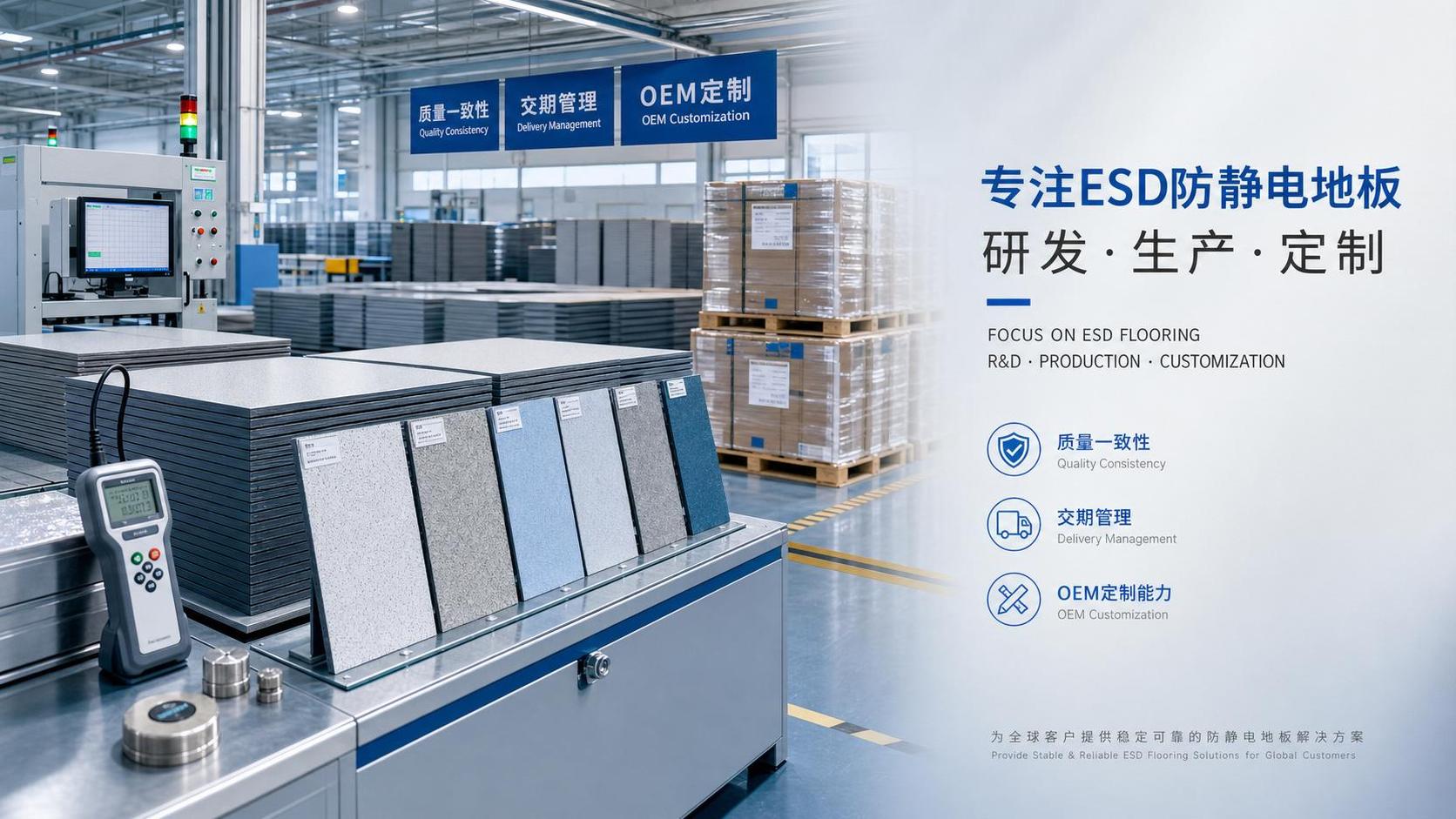 How to Evaluate an ESD Flooring Factory for Quality, Lead Time, and OEM Capability