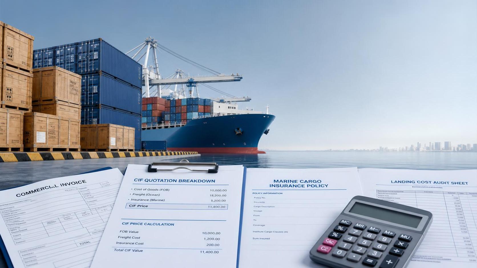 How CIF Price Works in International Trade: Cost Breakdown, Risks, and Quote Review Tips