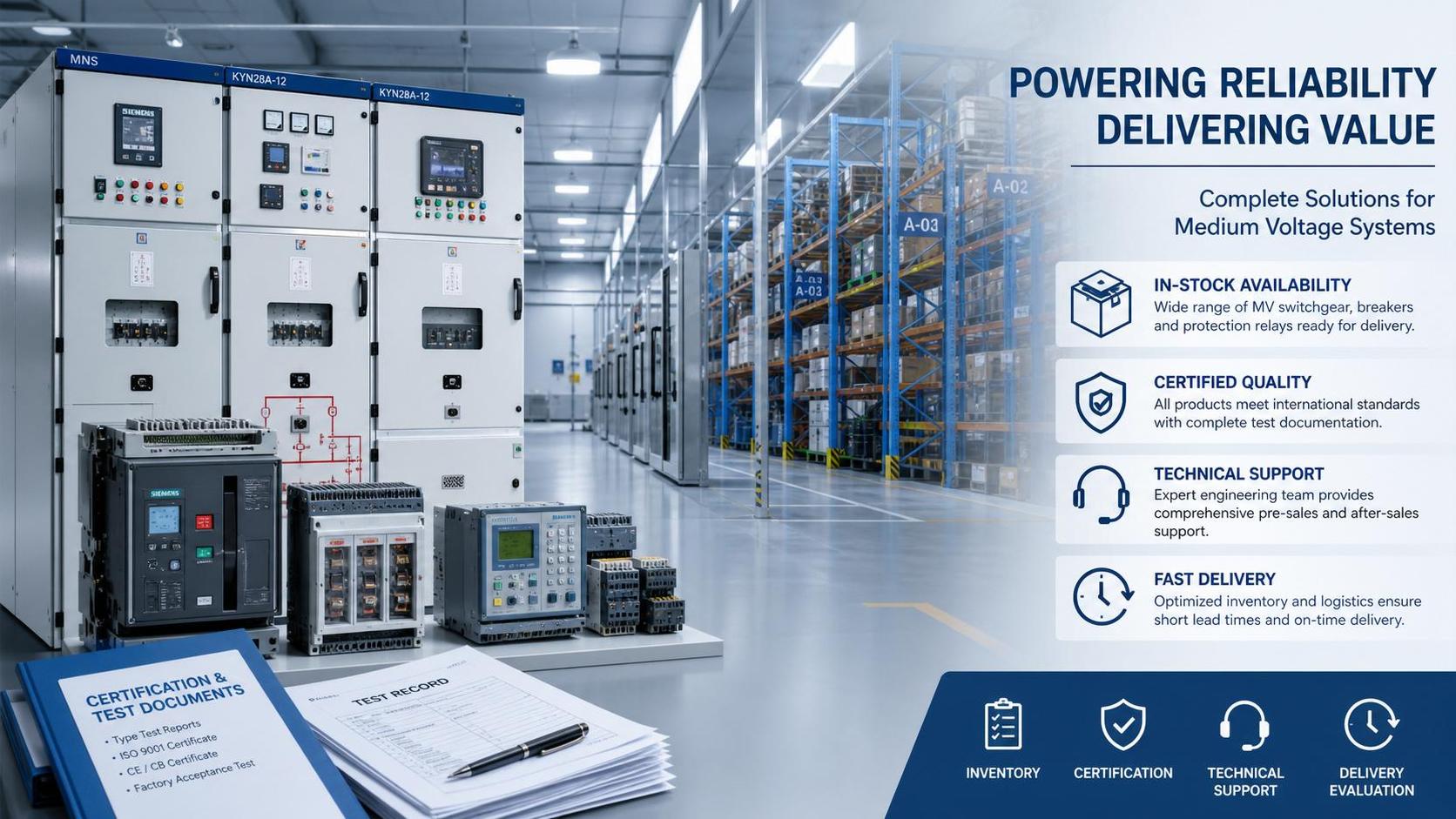 How to Evaluate a Switchgear Distributor: Stock, Certifications, Support, and Lead Time