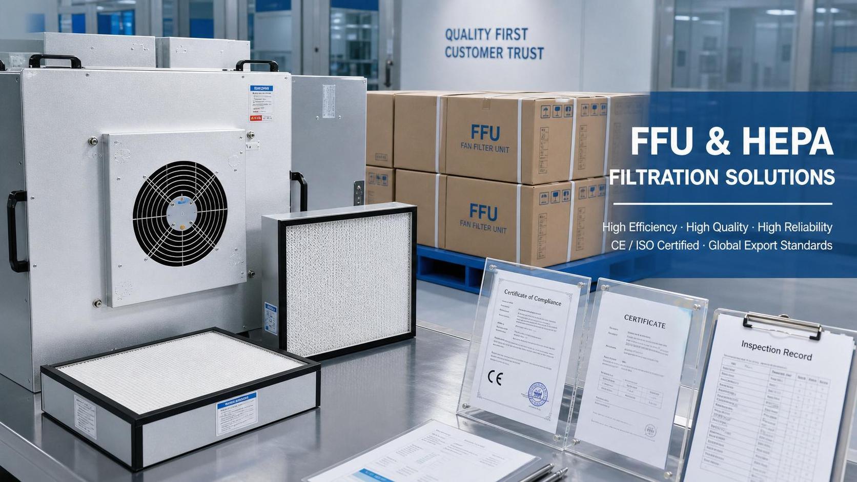 How to Evaluate an FFU Fan Filter Unit Exporter for Quality, Compliance, and Lead Time