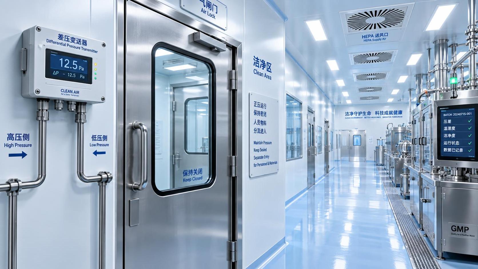 How to Set Up Cleanroom Pressure Differential Monitoring for Audit-Ready Data