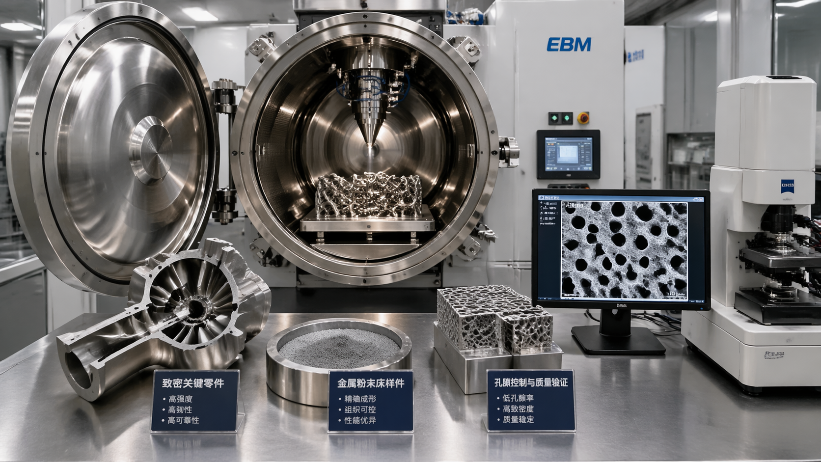 Electron beam melters and the porosity problem in critical parts
