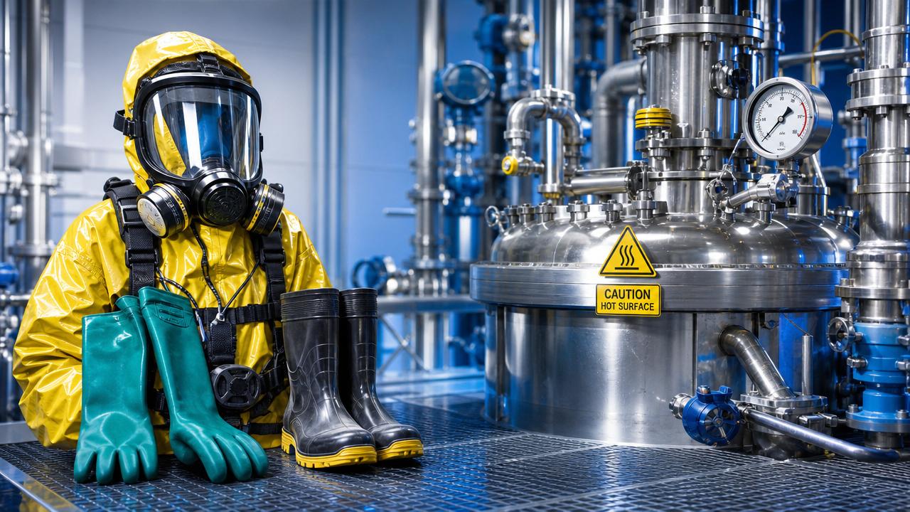 Are chemical resistant suits enough for splash risks?