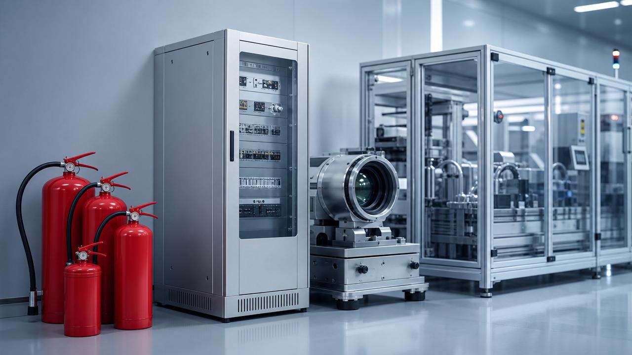 Dry chemical fire extinguishers work well, but where not?
