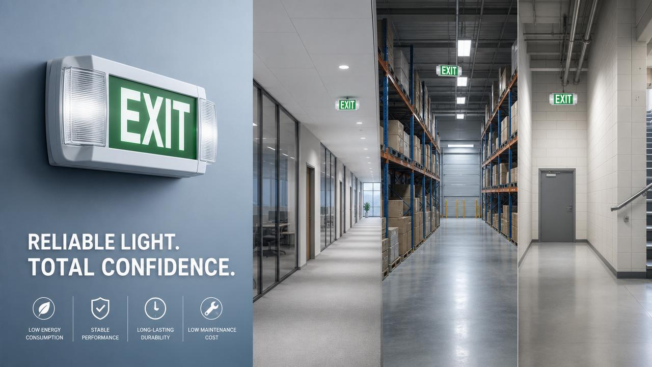 Are emergency exit lights LED worth the lower power cost?