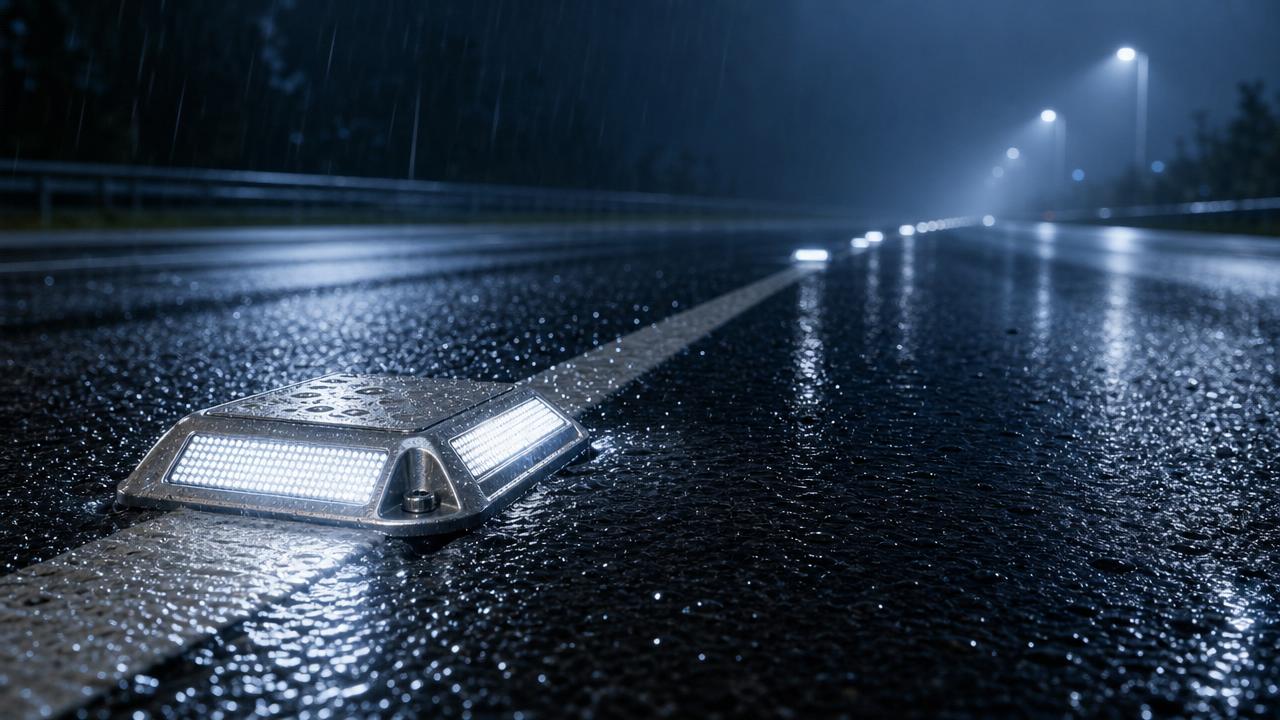 How to choose road stud reflectors for wet roads