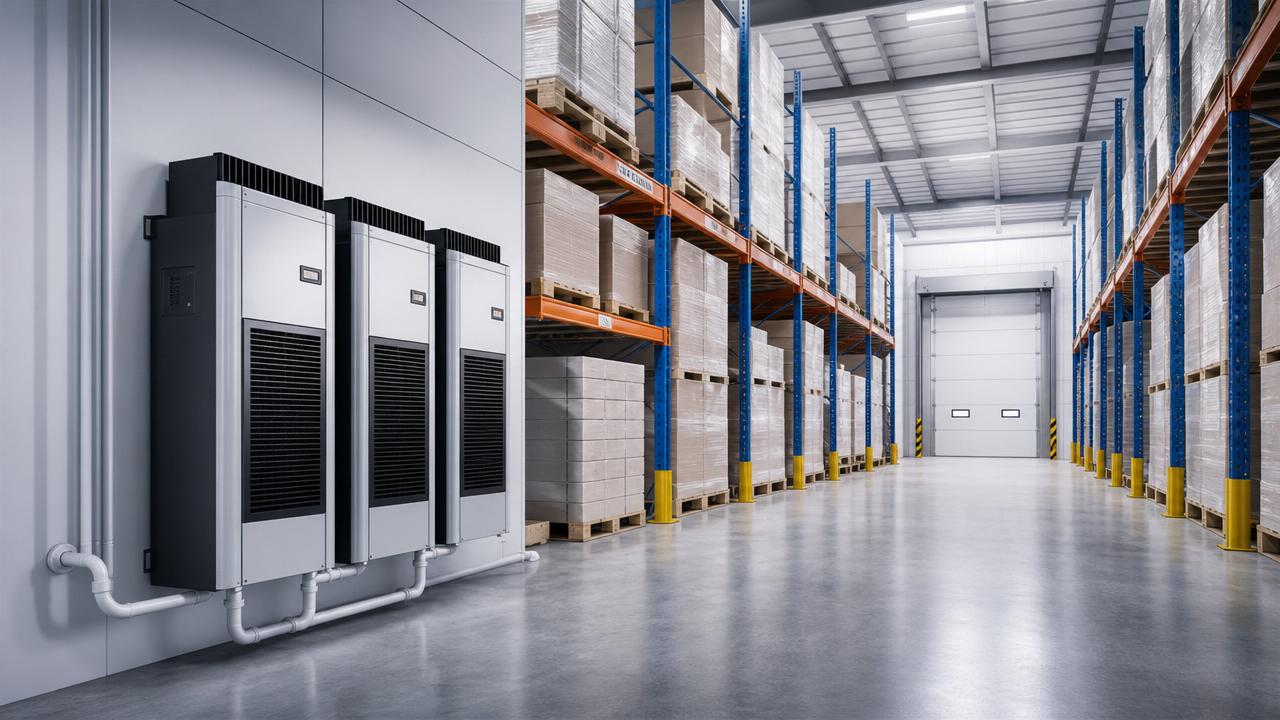 Commercial Dehumidifiers for Warehouses: Sizing, Drainage, and Operating Cost Factors