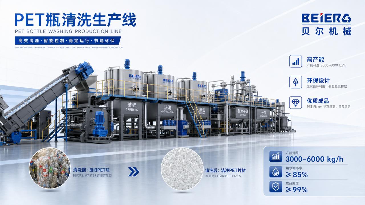 How to Choose a PET Bottle Washing Line: Capacity, Contamination, and Output Quality