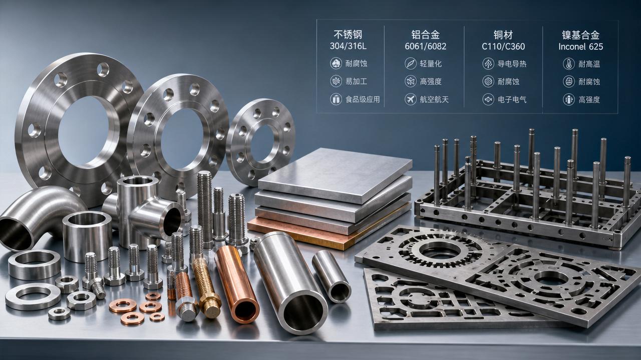 Components & Metals Explained: Common Grades, Uses, and Selection Factors