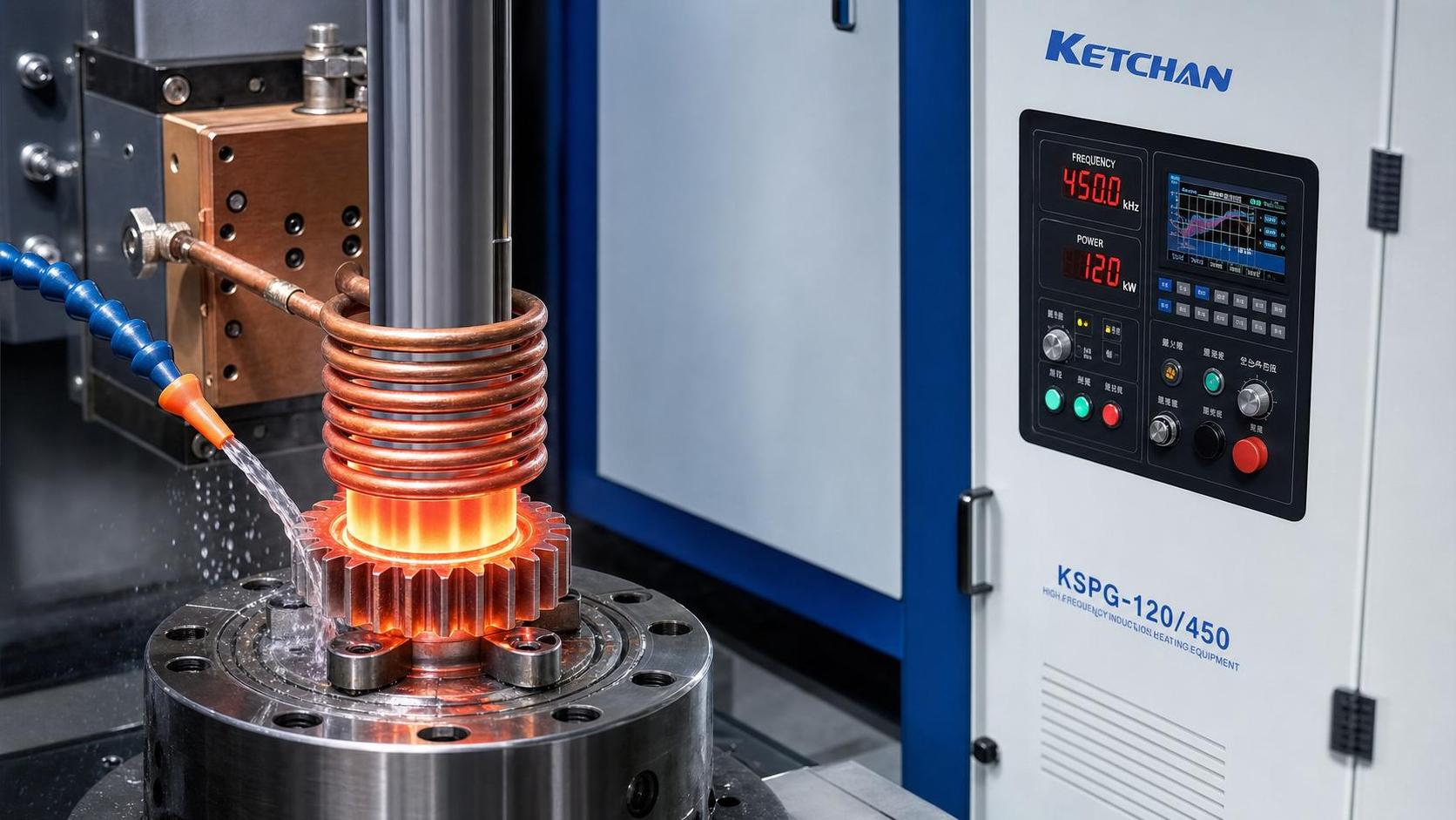 Induction Heating for Metal Hardening Processes: How to Choose Frequency and Power