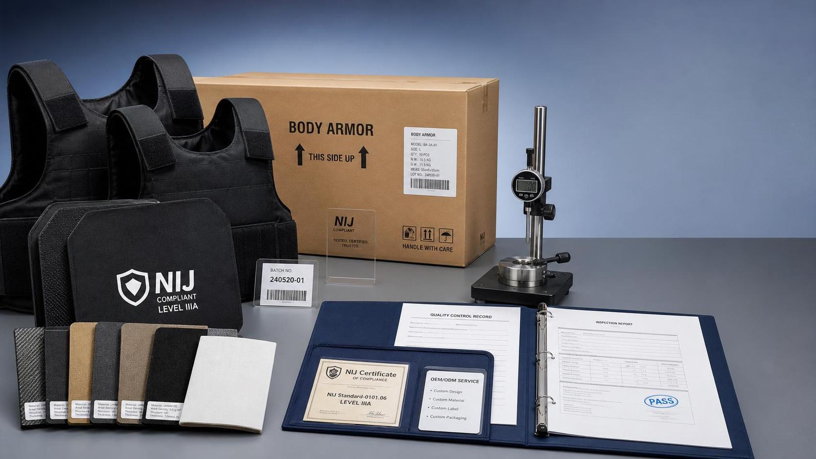 How to Evaluate a Bulletproof Vests Manufacturer for NIJ Compliance and OEM Capability